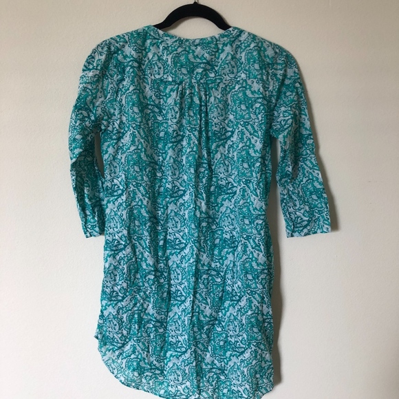 green patterned tunic - Picture 4 of 5